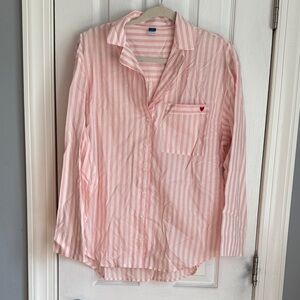 Pink Striped  Shirt